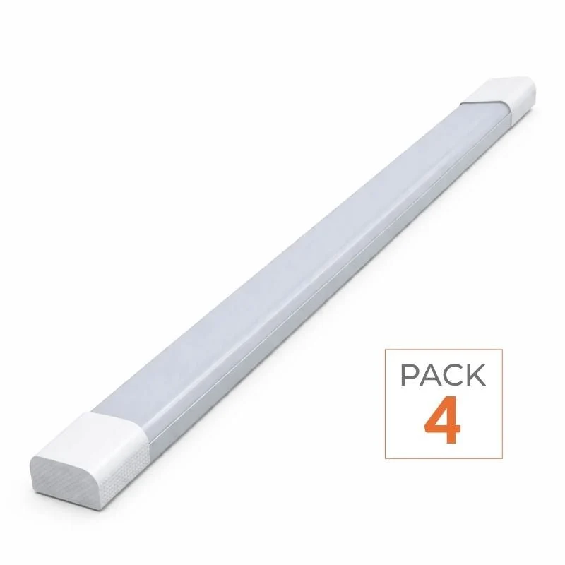 Réglette LED étanche 120cm 36W IP65 (Pack de 4) Silamp