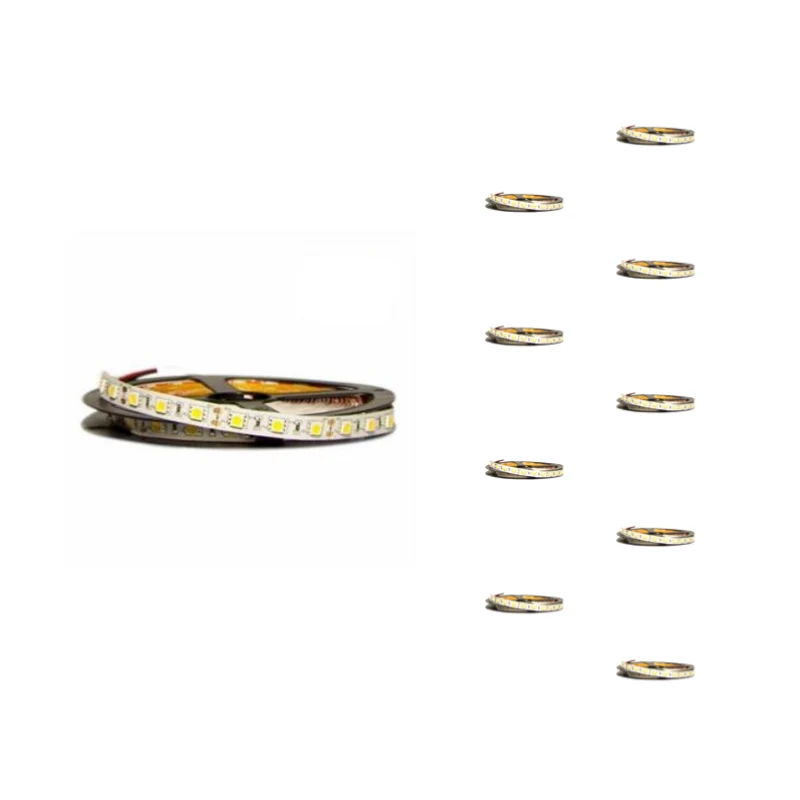 Ruban LED 12V 5M 5050 IP20 60LED/m (Pack de 5) Silamp
