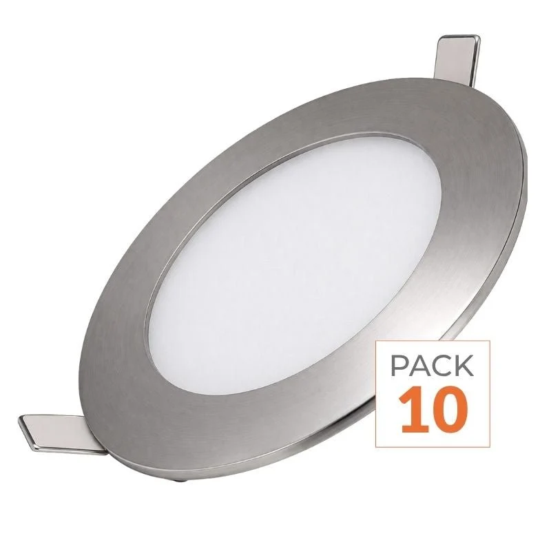 Spot LED Encastrable Rond BLANC 18W Ø170mm (Pack de 10) Silamp