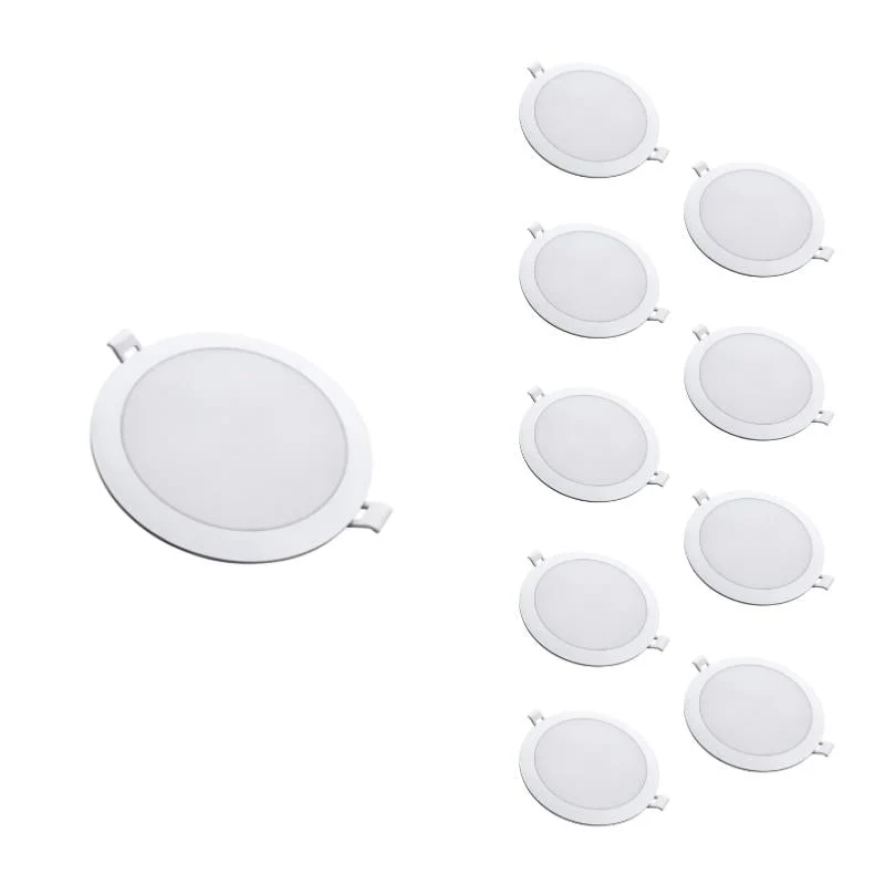 Spot LED Encastrable Rond BLANC 18W Ø170mm (Pack de 10) Silamp