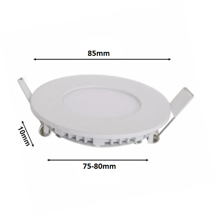 Spot LED Encastrable Rond BLANC 3W Silamp