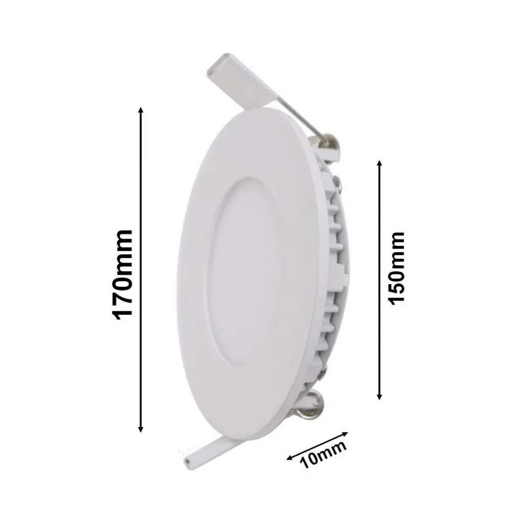 Spot LED Extra Plat Rond BLANC 12W Silamp