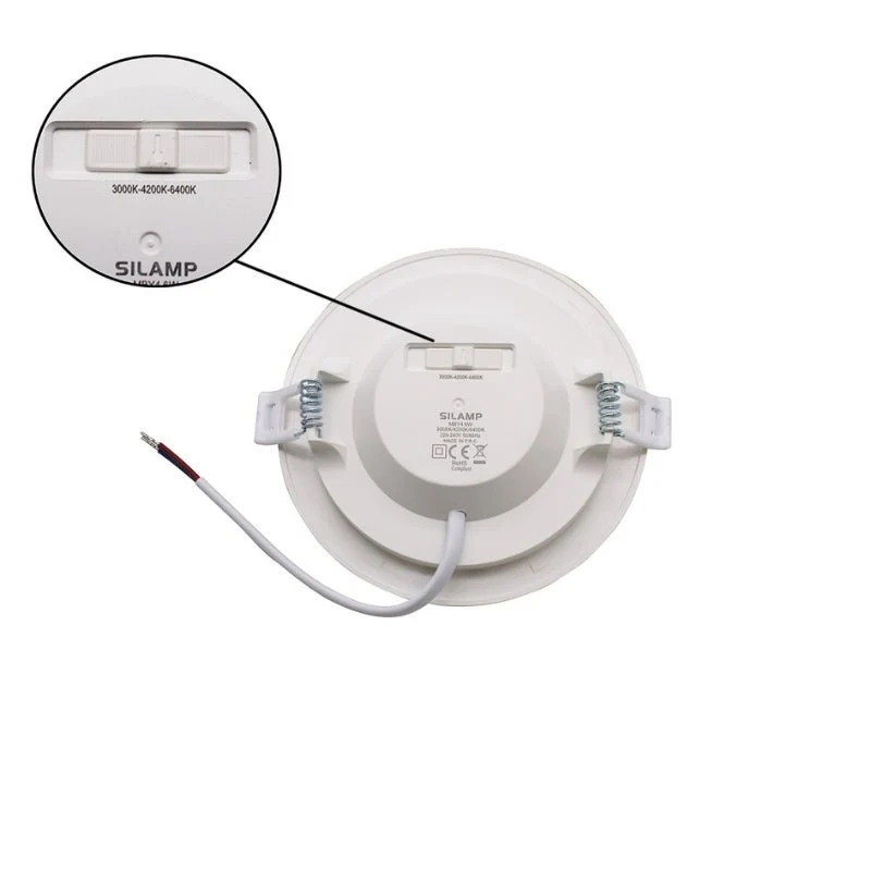 Spot LED Extra Plat Rond 6W Blanc Silamp