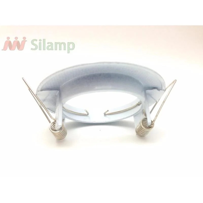 Support Spot GU10 LED Rond BLANC Silamp