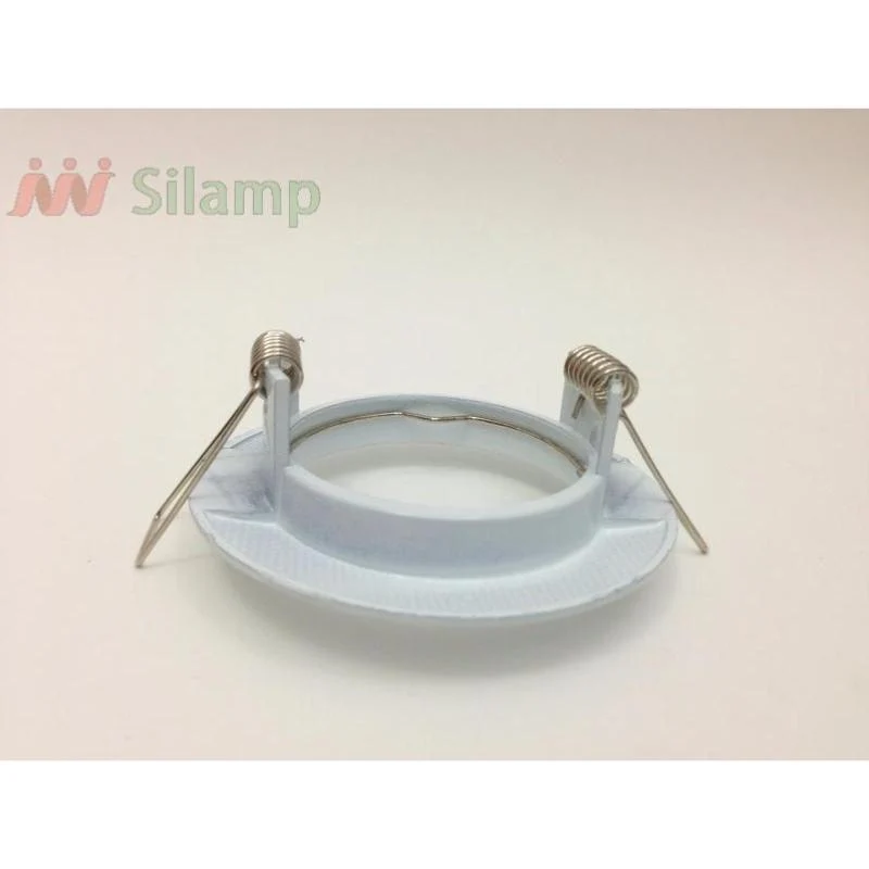 Support Spot GU10 LED Rond BLANC Silamp