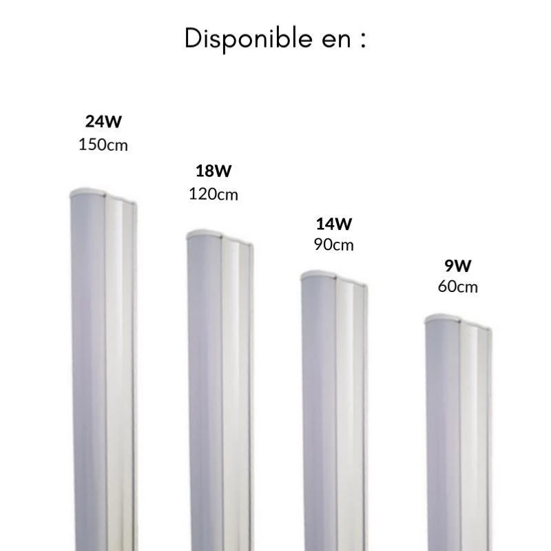 Tube néon LED 60cm T5 9W Silamp