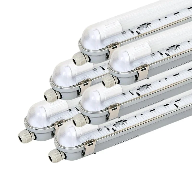 Kit de Réglette LED IP65 + Tube Néon LED 150cm T8 22W (Pack de 6) Silumen