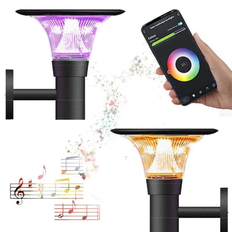 Lanterne Solaire Connectée Murale UFO RGBW IP65 (Lot de 4) Silumen