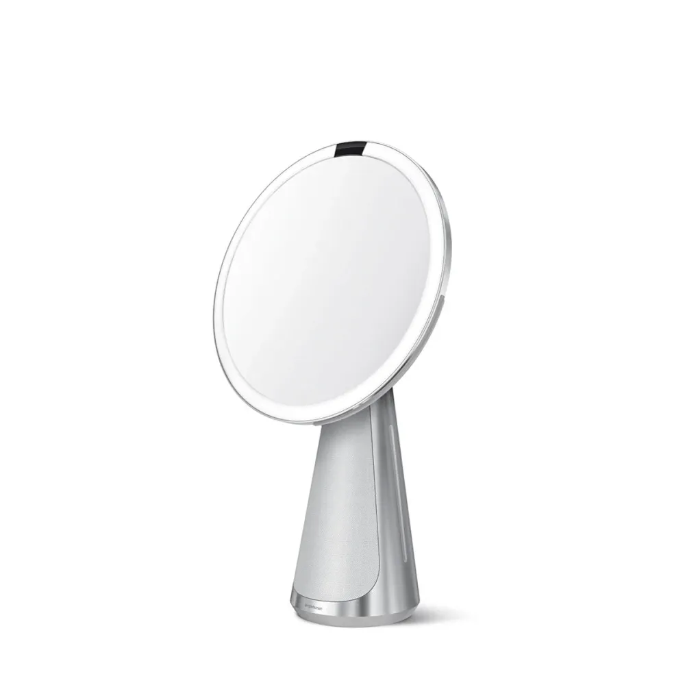 20 cm miroir à capteur hi-fi, acier inoxydable Simplehuman
