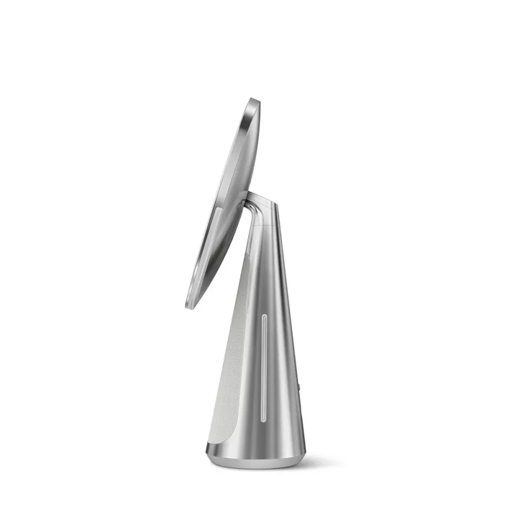 20 cm miroir à capteur hi-fi, acier inoxydable Simplehuman