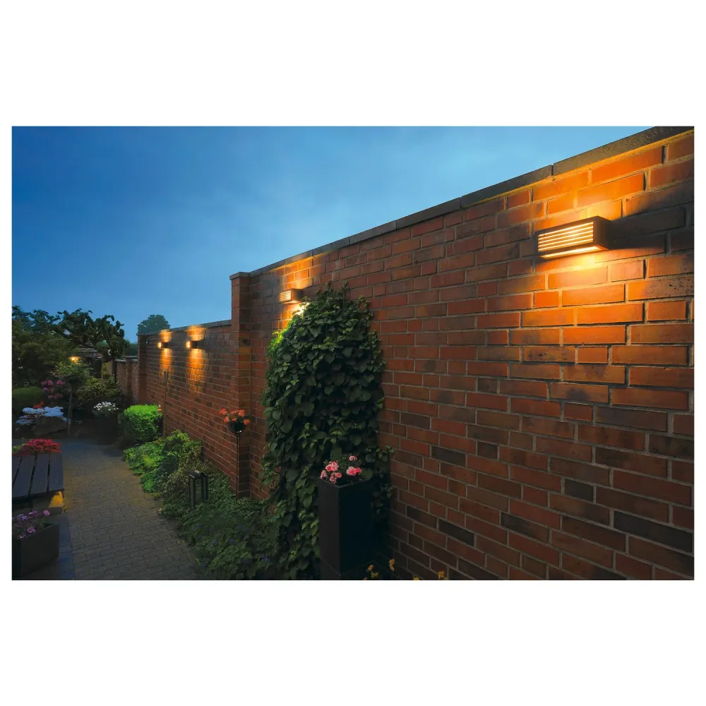 SLV Lampe d'extérieur BOX-L IP54 Rouille