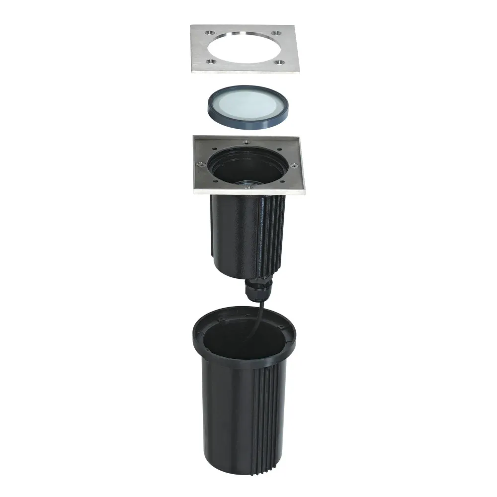 SLV Lampe d'extérieur DASAR® EXACT 116 IP67 Acier inoxydable