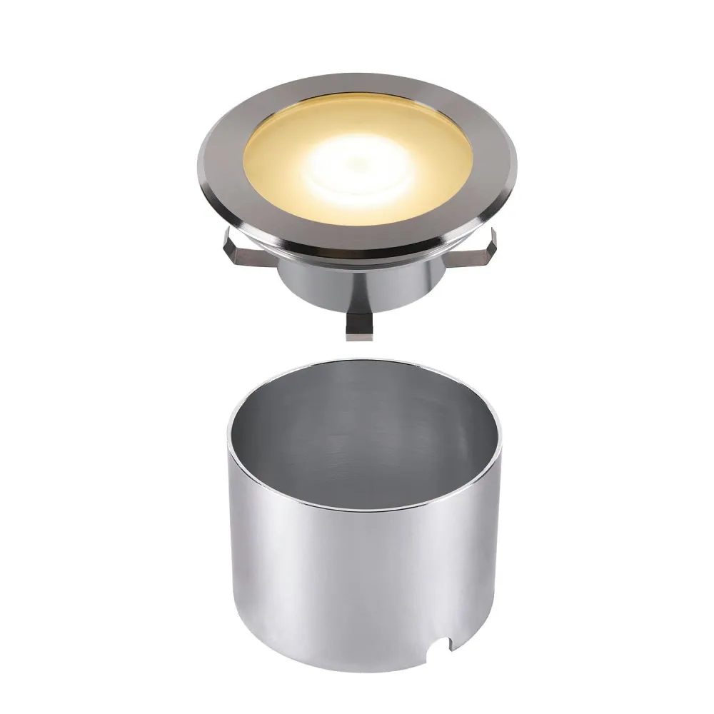 SLV Lampe d'extérieur DASAR FLAT 120 IP65/IP67 Acier inoxydable