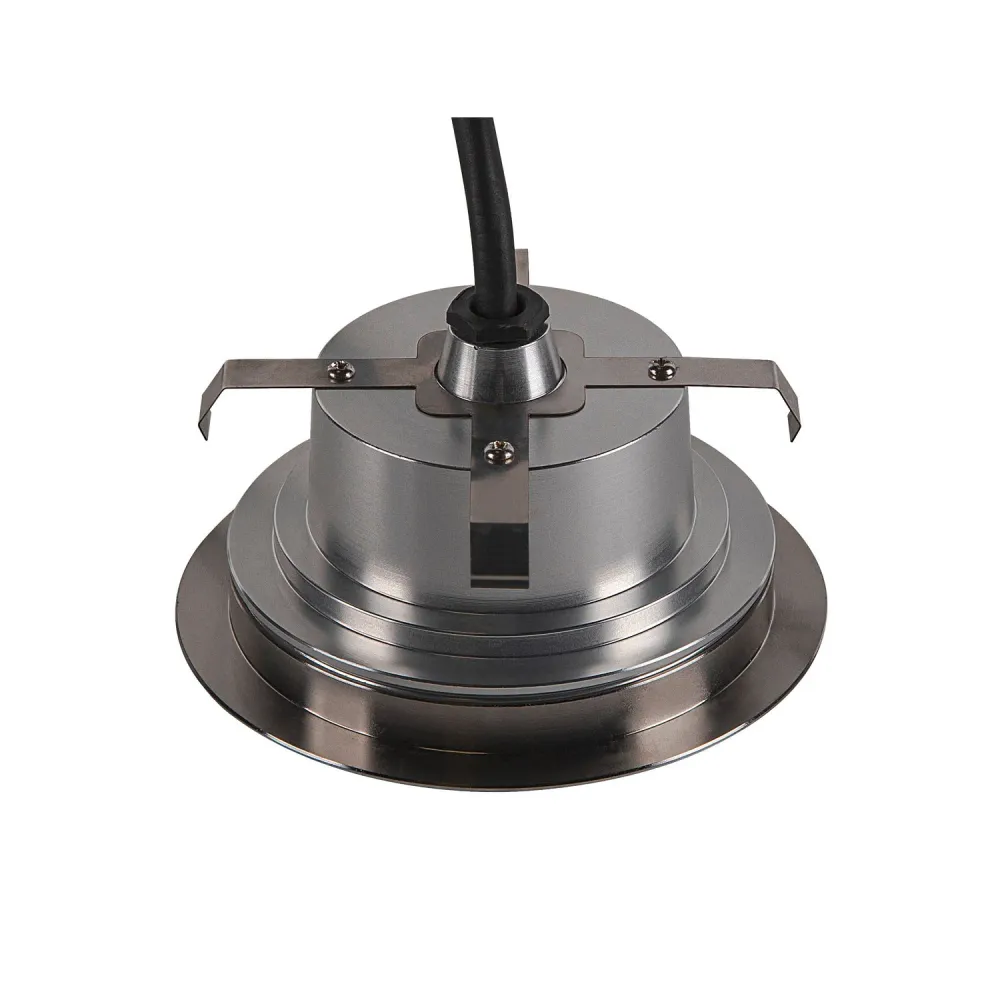 SLV Lampe d'extérieur DASAR FLAT 120 IP65/IP67 Acier inoxydable