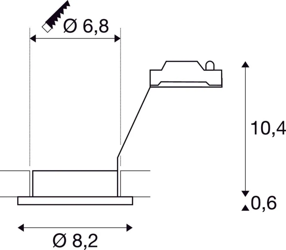 SLV Lampe d'extérieur DOLIX OUT IP65 Blanc