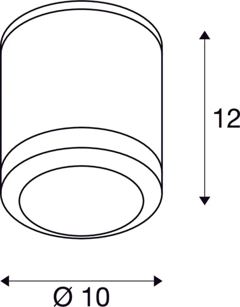 SLV Lampe d'extérieur ENOLA OCULUS IP65 Anthracite