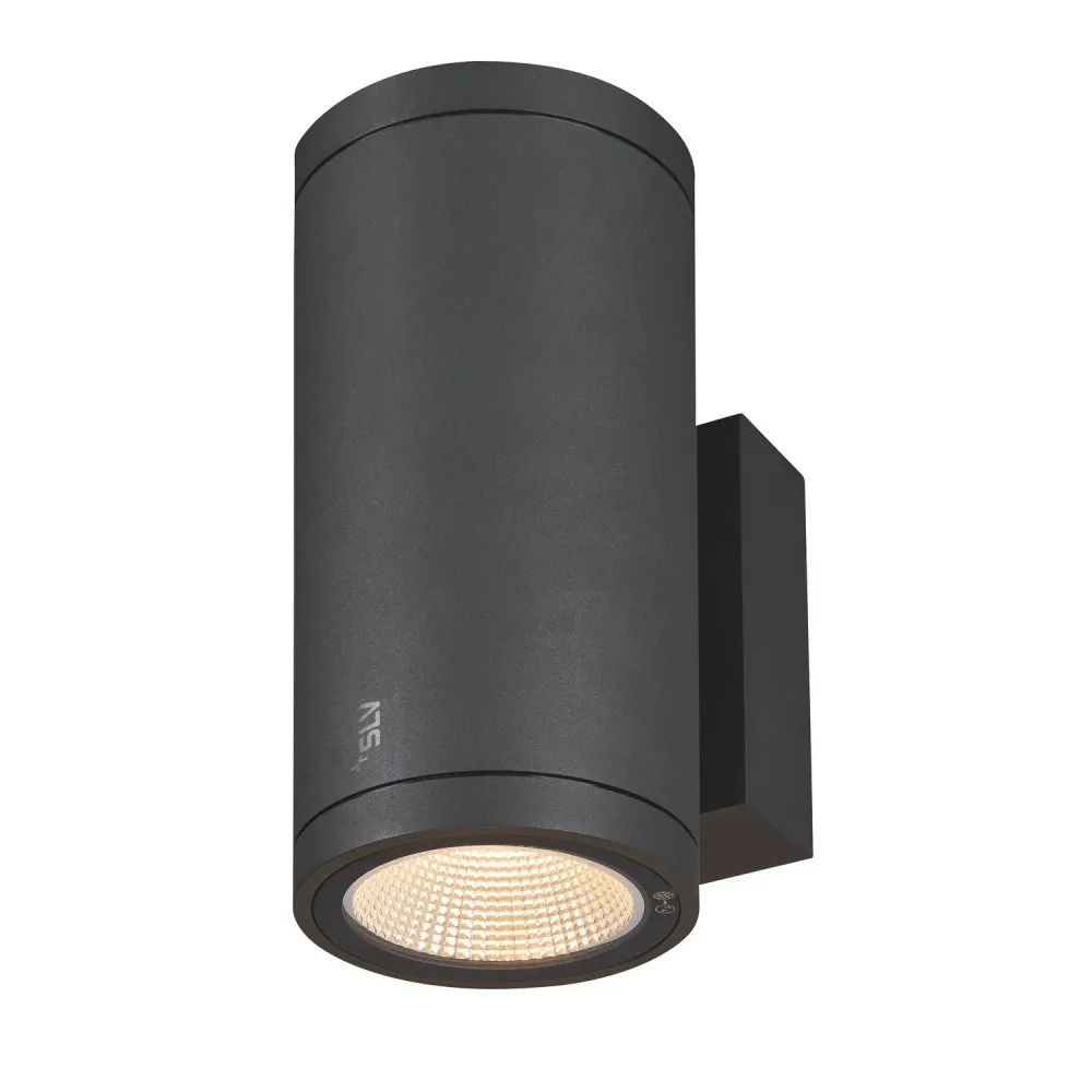 SLV Lampe d'extérieur ENOLA ROUND M UP/DOWN IP65 Anthracite