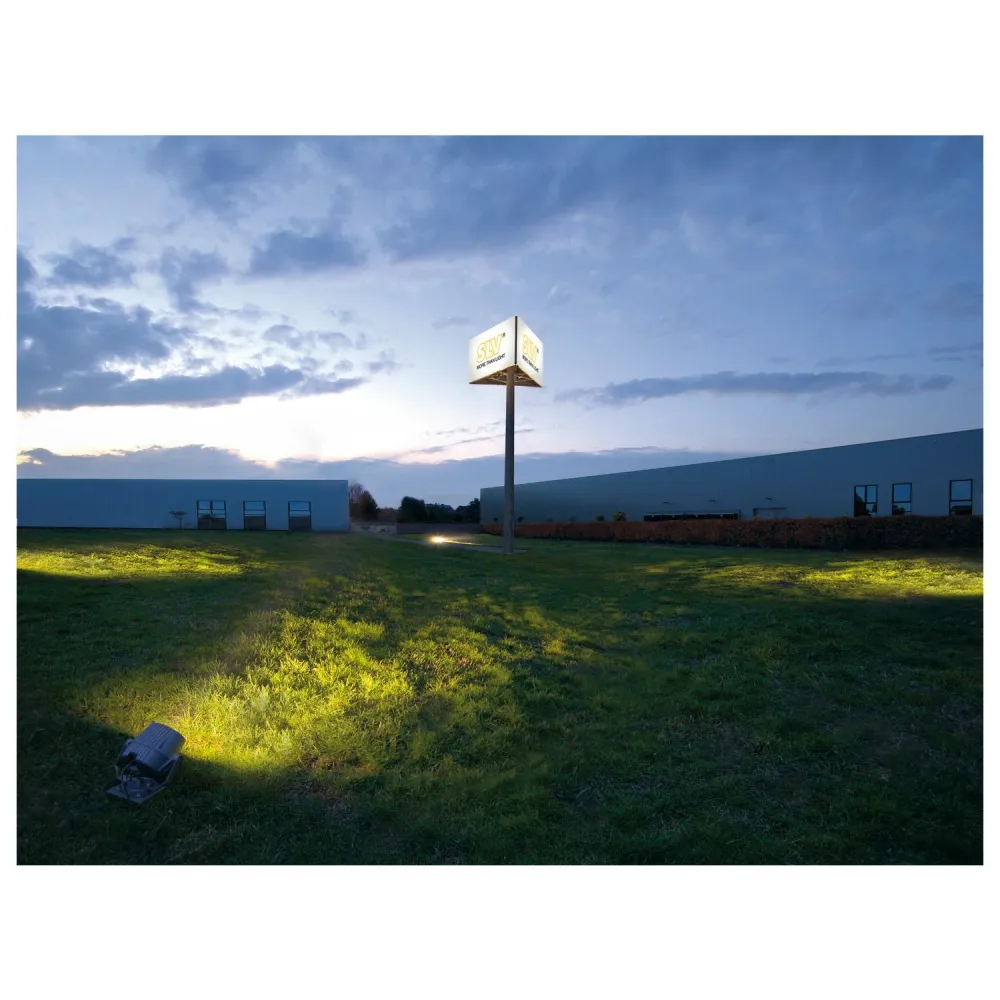 SLV Lampe d'extérieur FLAC BEAM® IP65 Gris