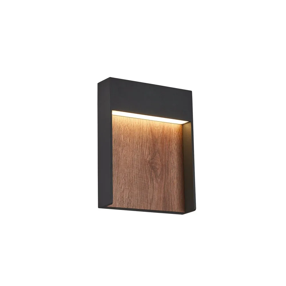 SLV Lampe d'extérieur FLATT IP65 Marron