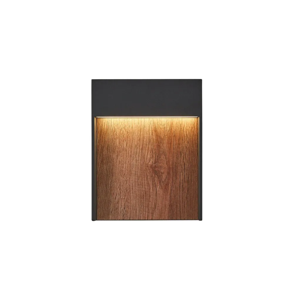 SLV Lampe d'extérieur FLATT IP65 Marron