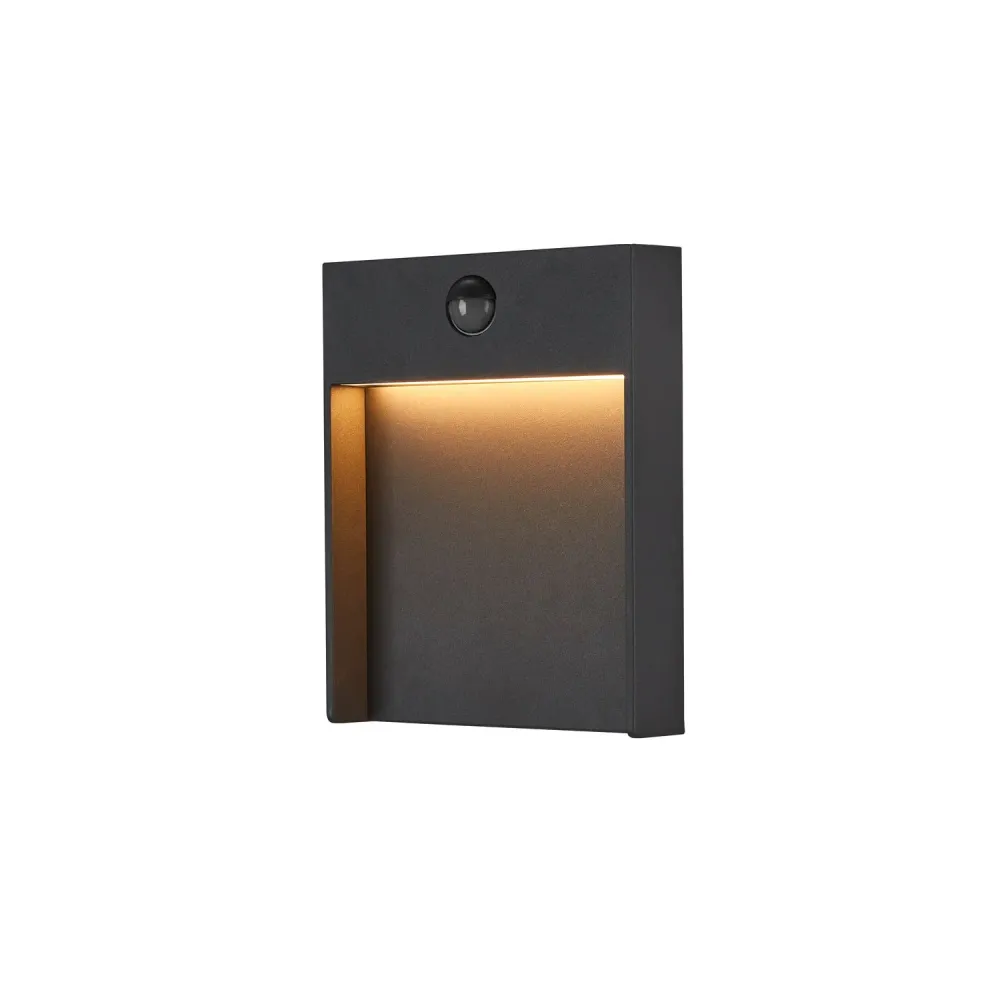 SLV Lampe d'extérieur FLATT SENSOR IP54 Anthracite