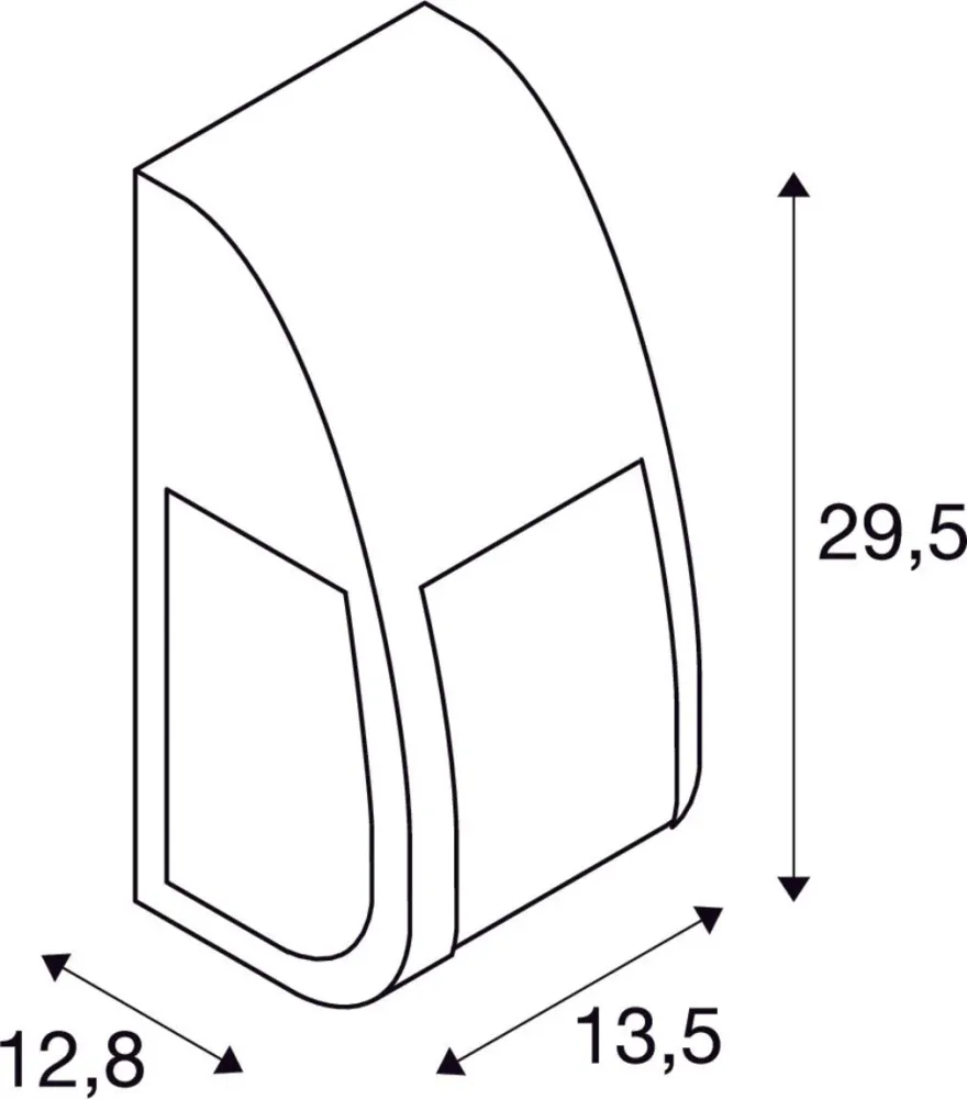 SLV Lampe d'extérieur KERAS ELT IP54 Anthracite