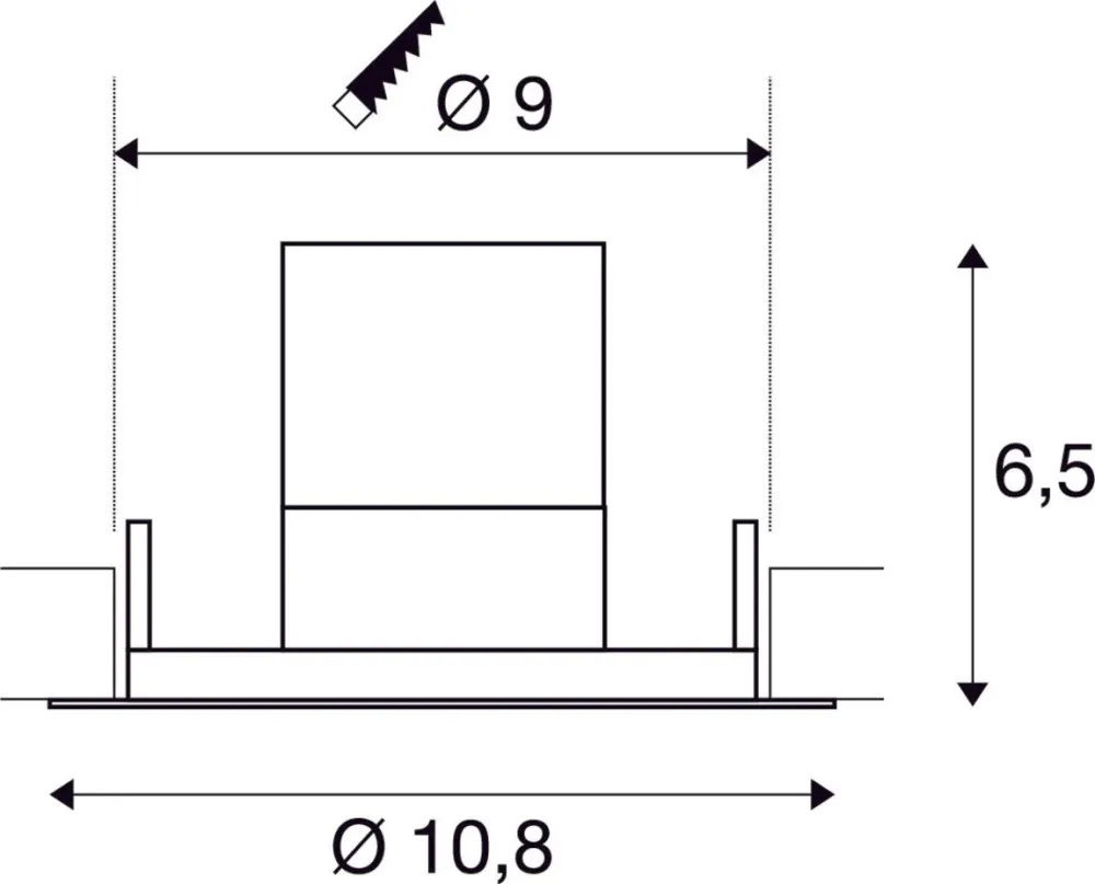 SLV Lampe d'extérieur KINI IP65 Blanc