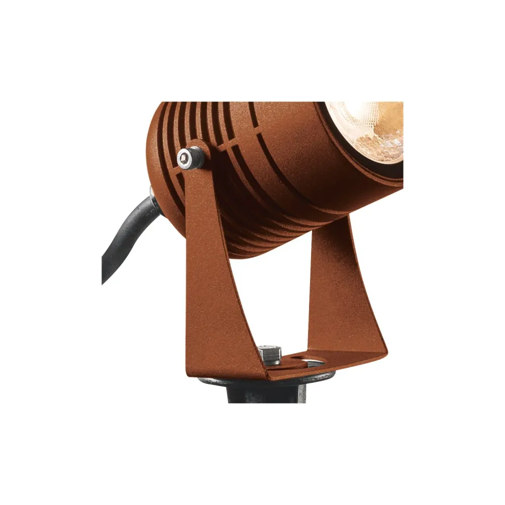 SLV Lampe d'extérieur LED SPIKE IP55 Rouille