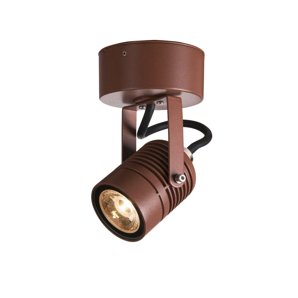 SLV Lampe d'extérieur LED SPOT IP55 Rouille