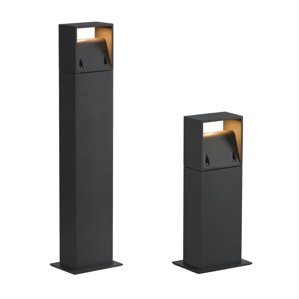 SLV Lampe d'extérieur LOGS 40 IP65 Anthracite