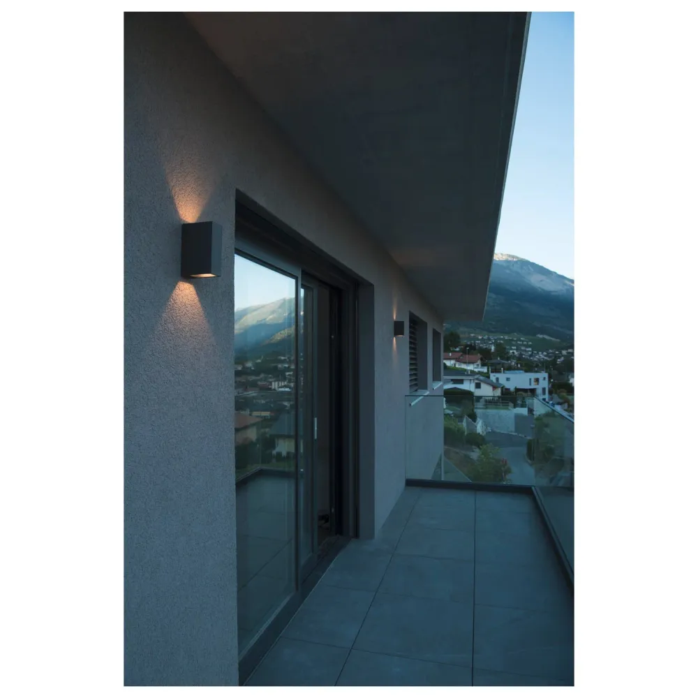 SLV Lampe d'extérieur QUAD UP/DOWN 15 IP44 Anthracite