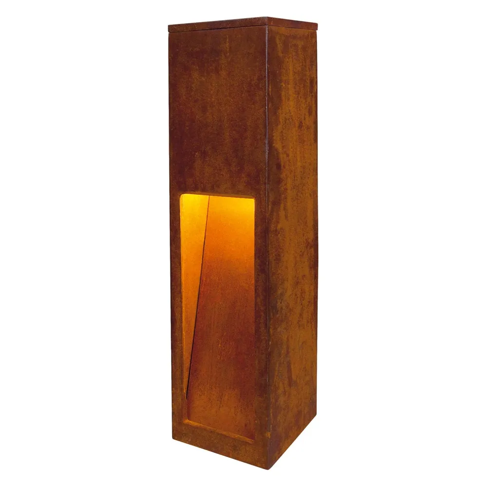 SLV Lampe d'extérieur RUSTY ® SLOT 50 IP44 Rouille