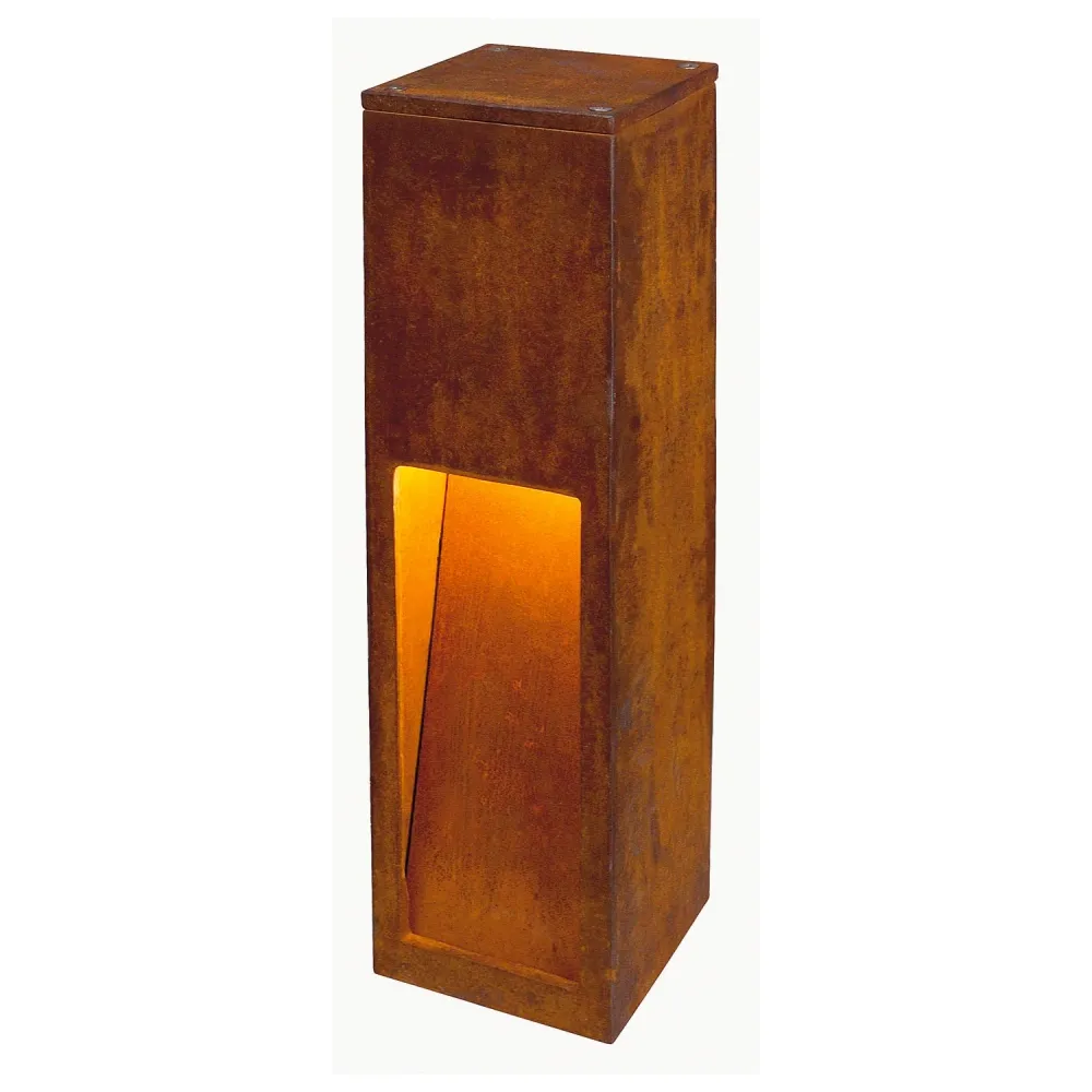 SLV Lampe d'extérieur RUSTY ® SLOT 50 IP44 Rouille
