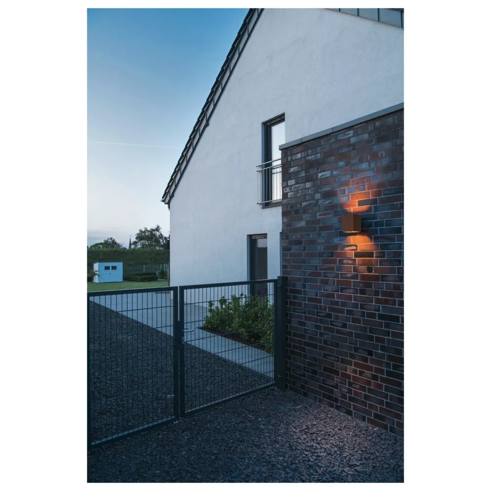 SLV Lampe d'extérieur RUSTY® UP/DOWN IP65 Rouille