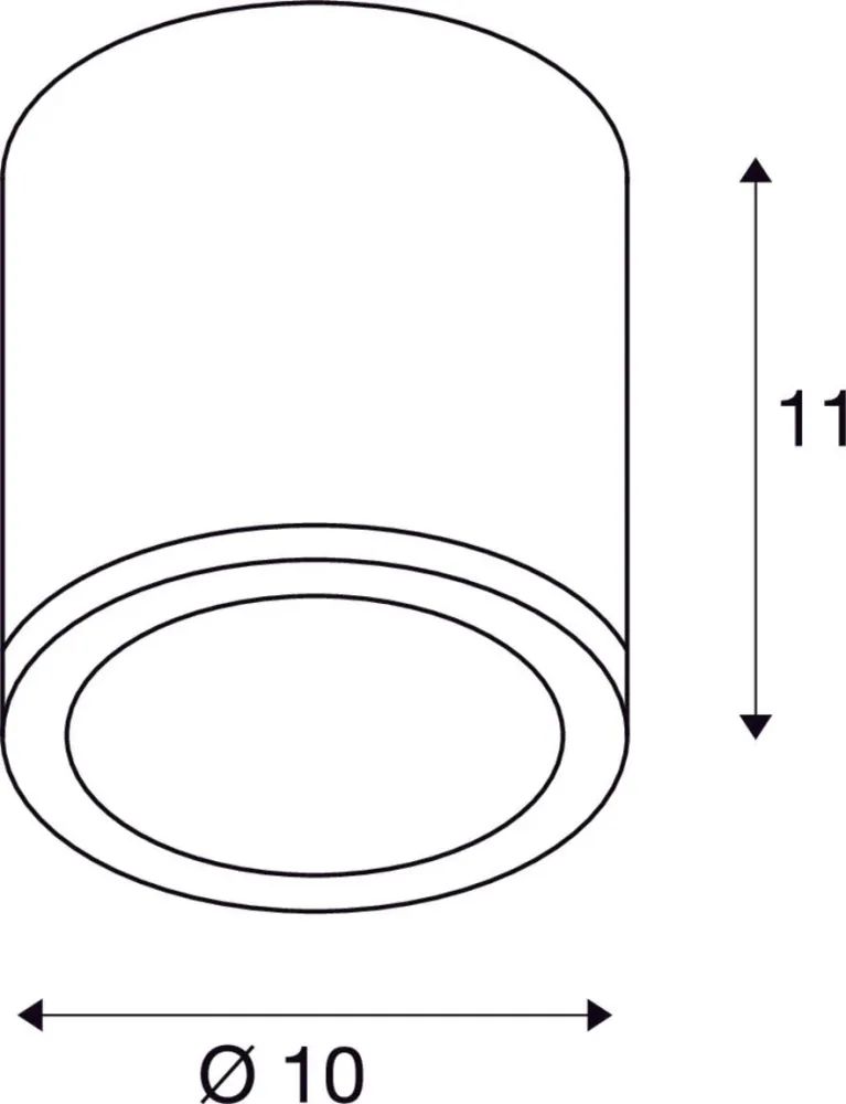 SLV Lampe d'extérieur SITRA IP44 Blanc