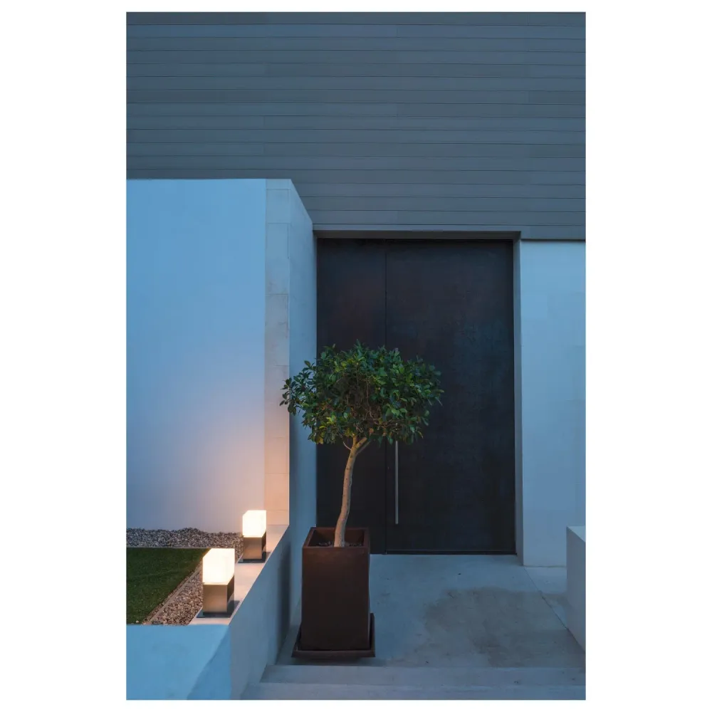 SLV Lampe d'Extérieur SQUARE POLE 30 IP44 Acier Inox