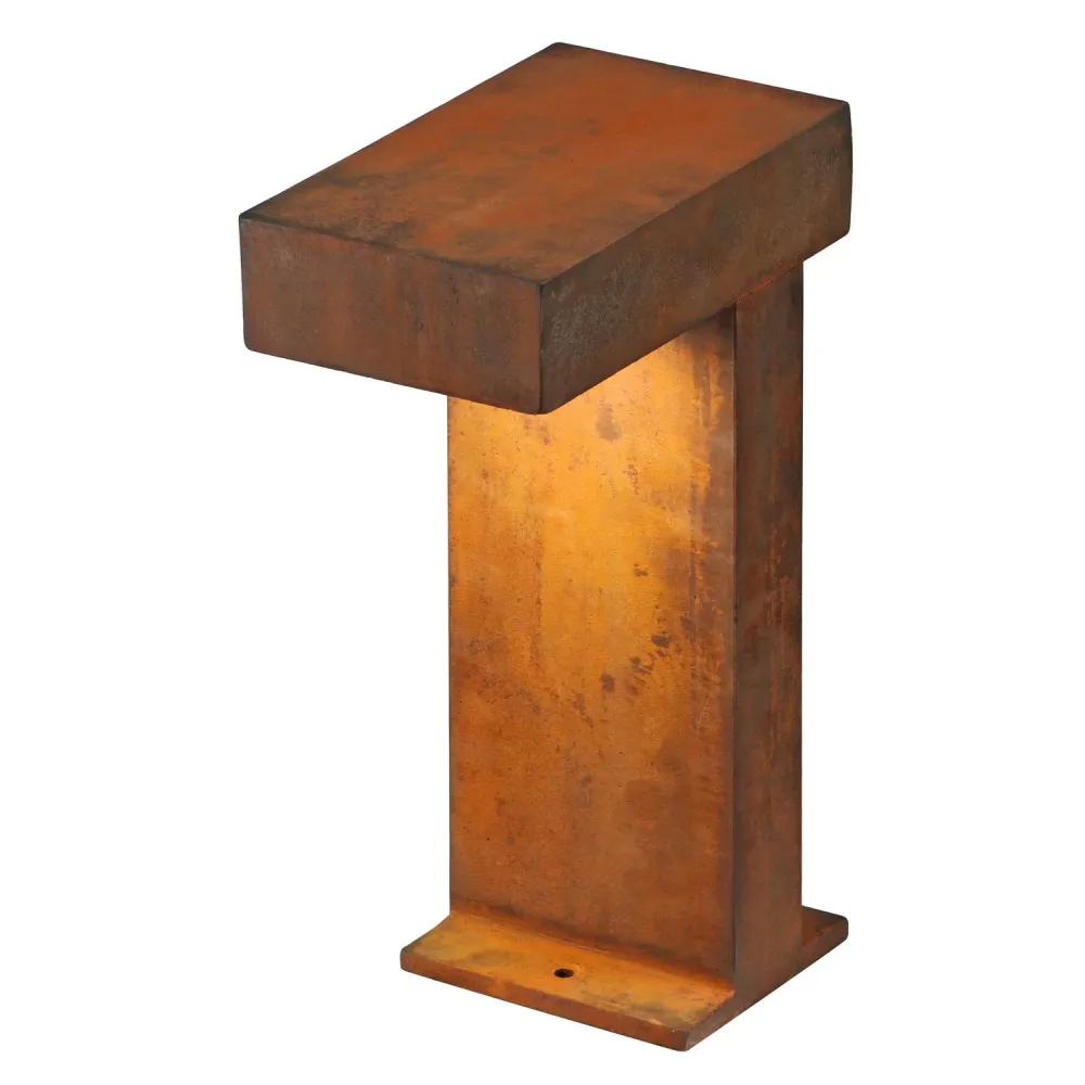 SLV Lampe d'extérieur RUSTY ® PATHLIGHT IP44 Rouille