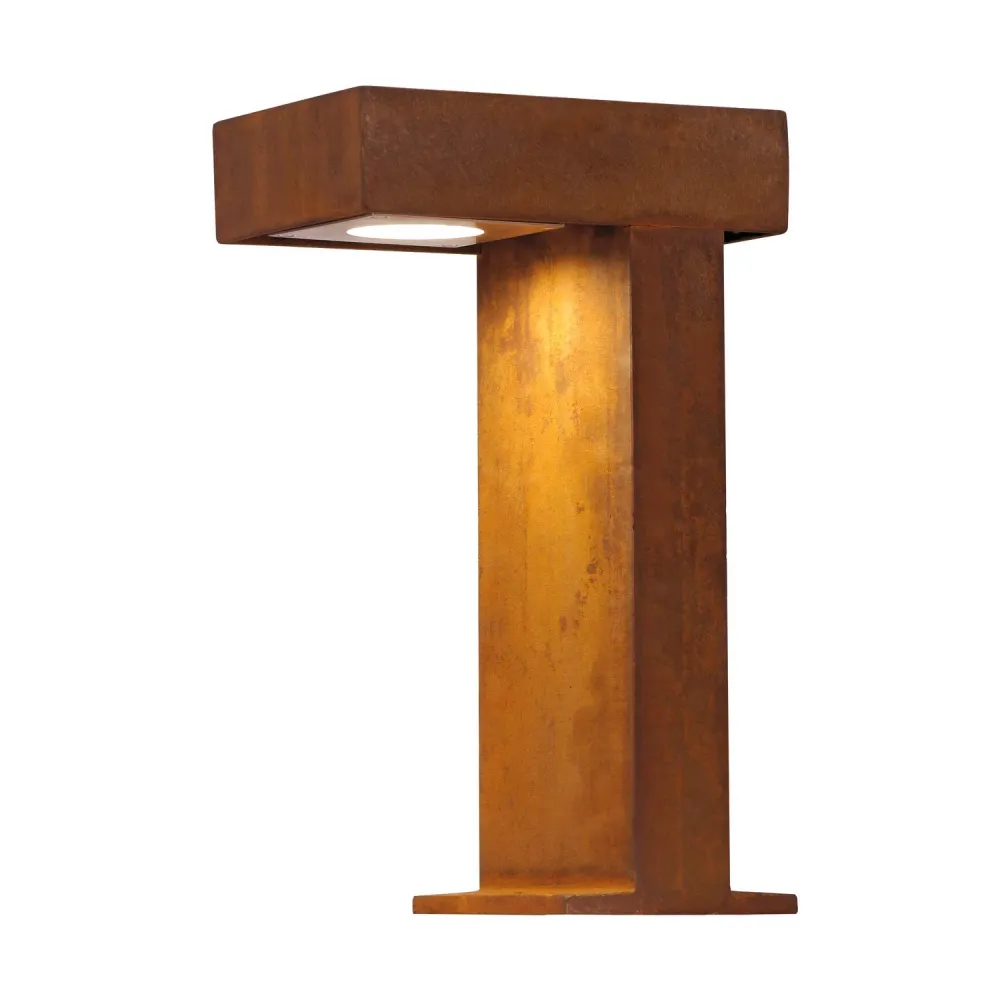 SLV Lampe d'extérieur RUSTY ® PATHLIGHT IP44 Rouille