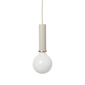 Socket Pendant High - Light Grey