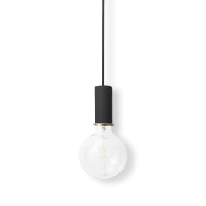 Socket Pendant Low - Black