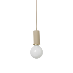 Socket Pendant Low - Cashmere