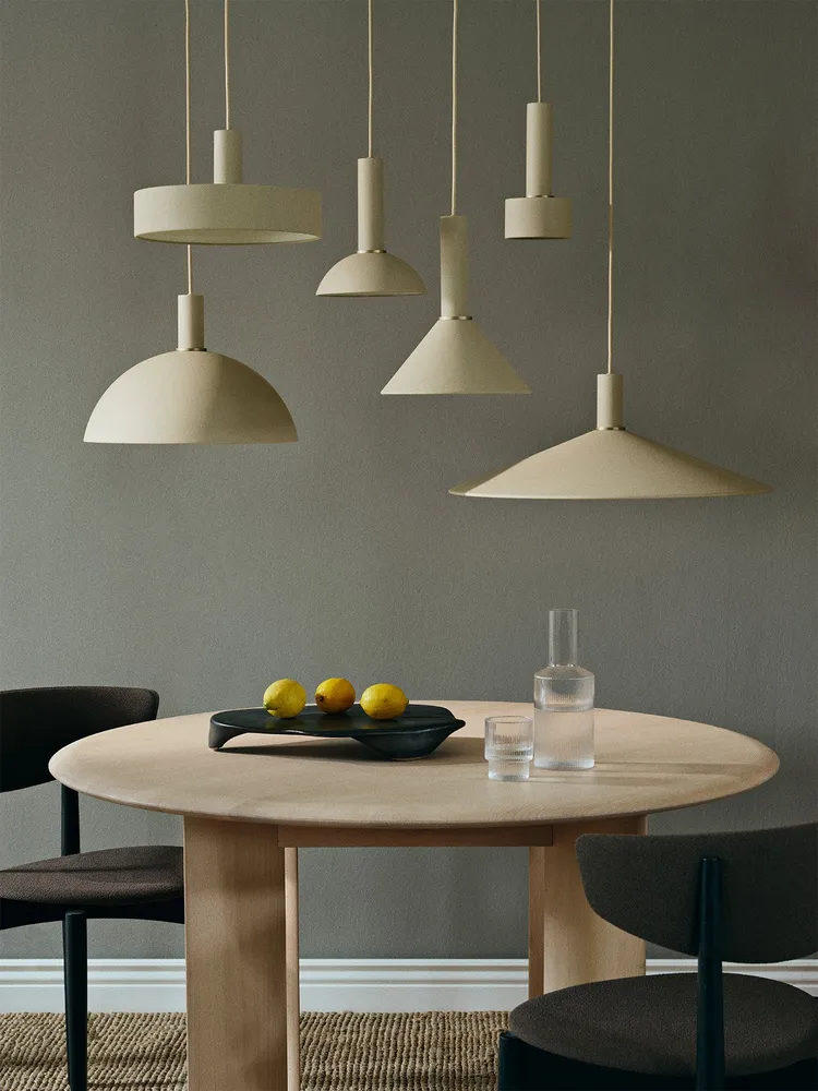 Socket Pendant Low - Cashmere