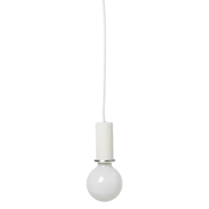 Socket Pendant Low - White