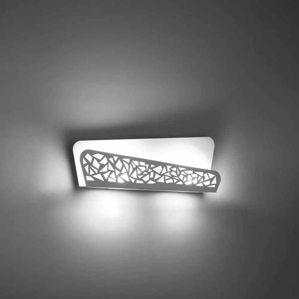 Applique murale Sollux Lighting Aliza 2L, culot G9 blanc