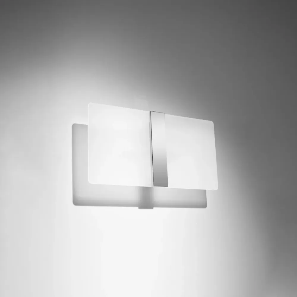 Applique murale Sollux Lighting Azalia 2L, culot G9 blanc