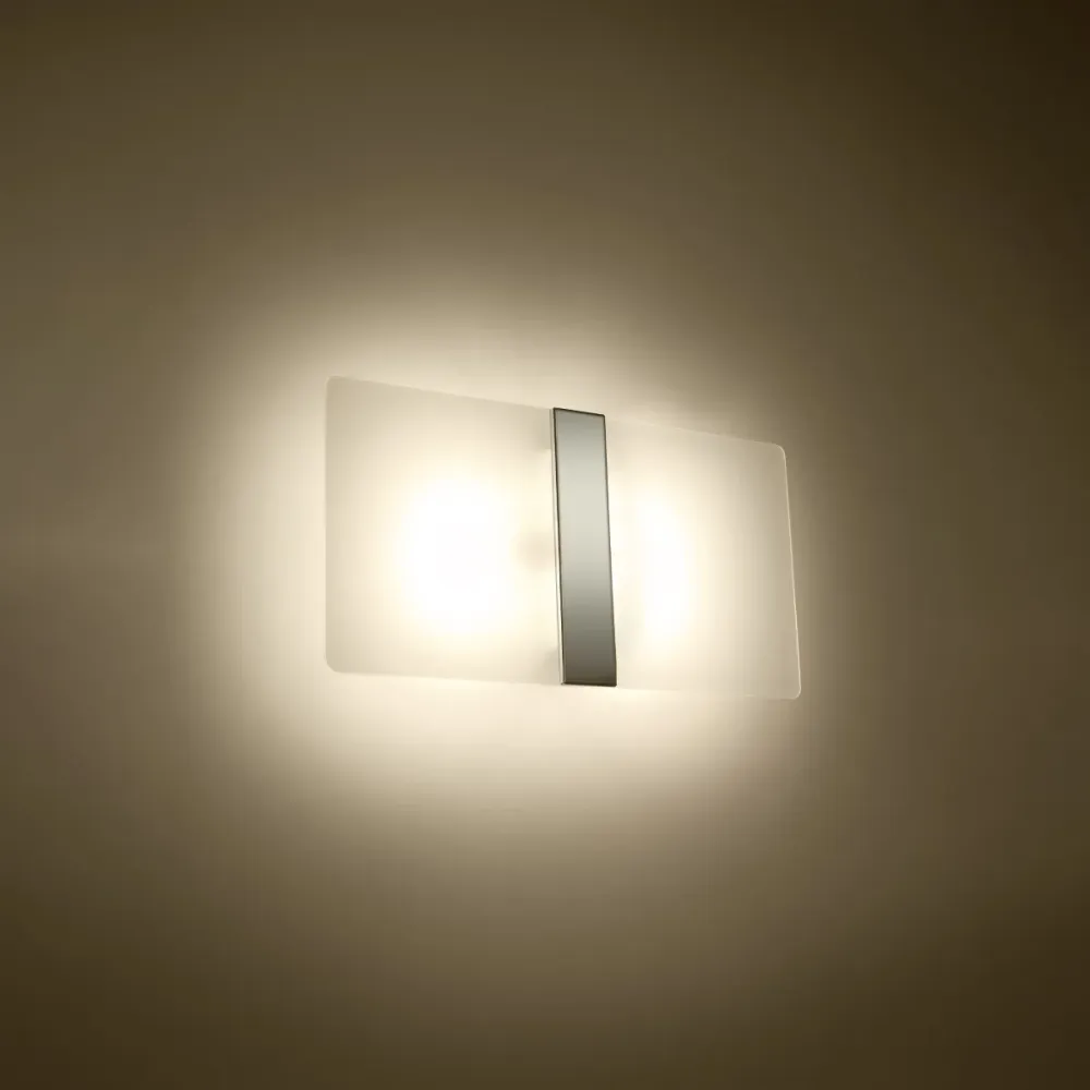 Applique murale Sollux Lighting Azalia 2L, culot G9 blanc