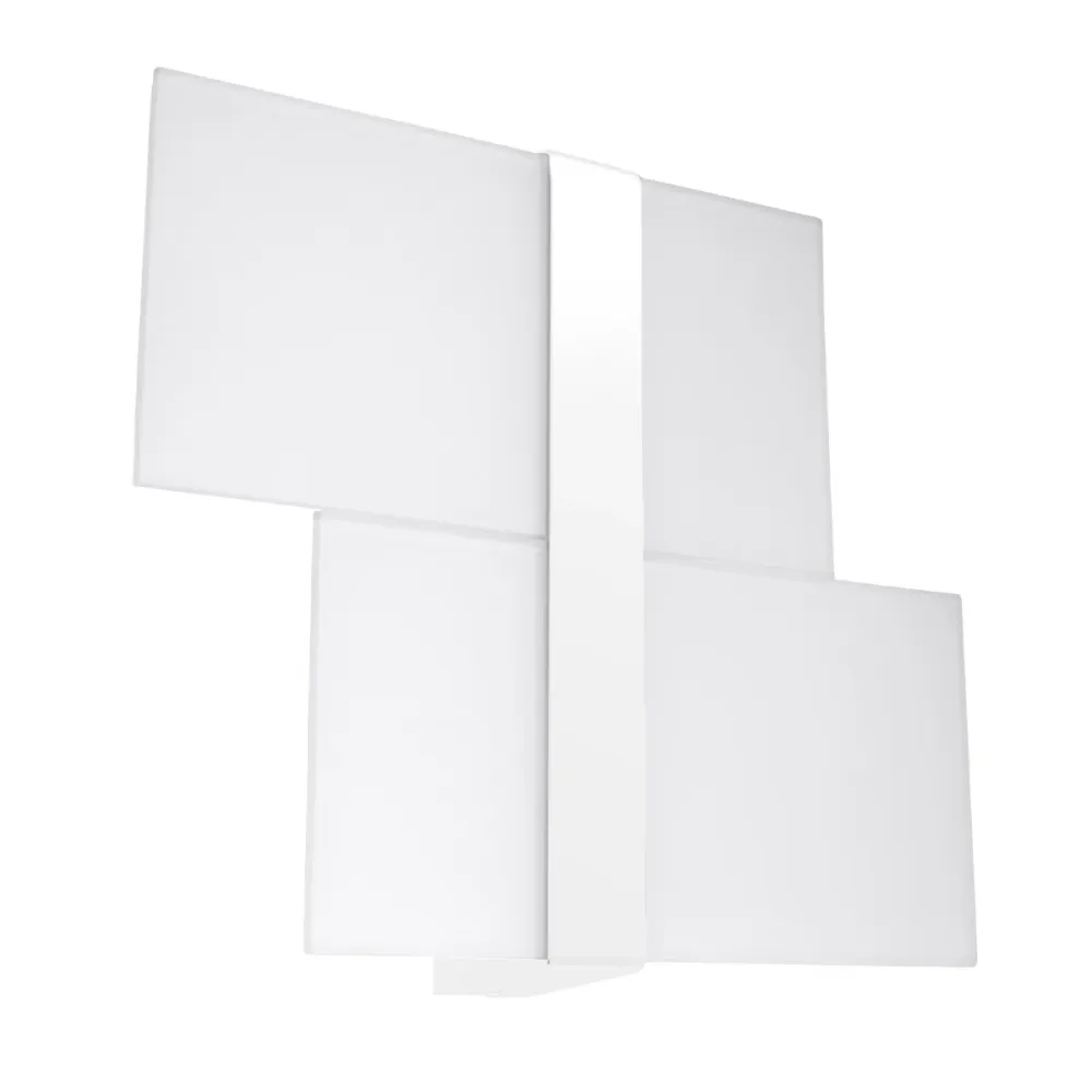 Applique murale Sollux Lighting Massimo 2L, culot G9 blanc
