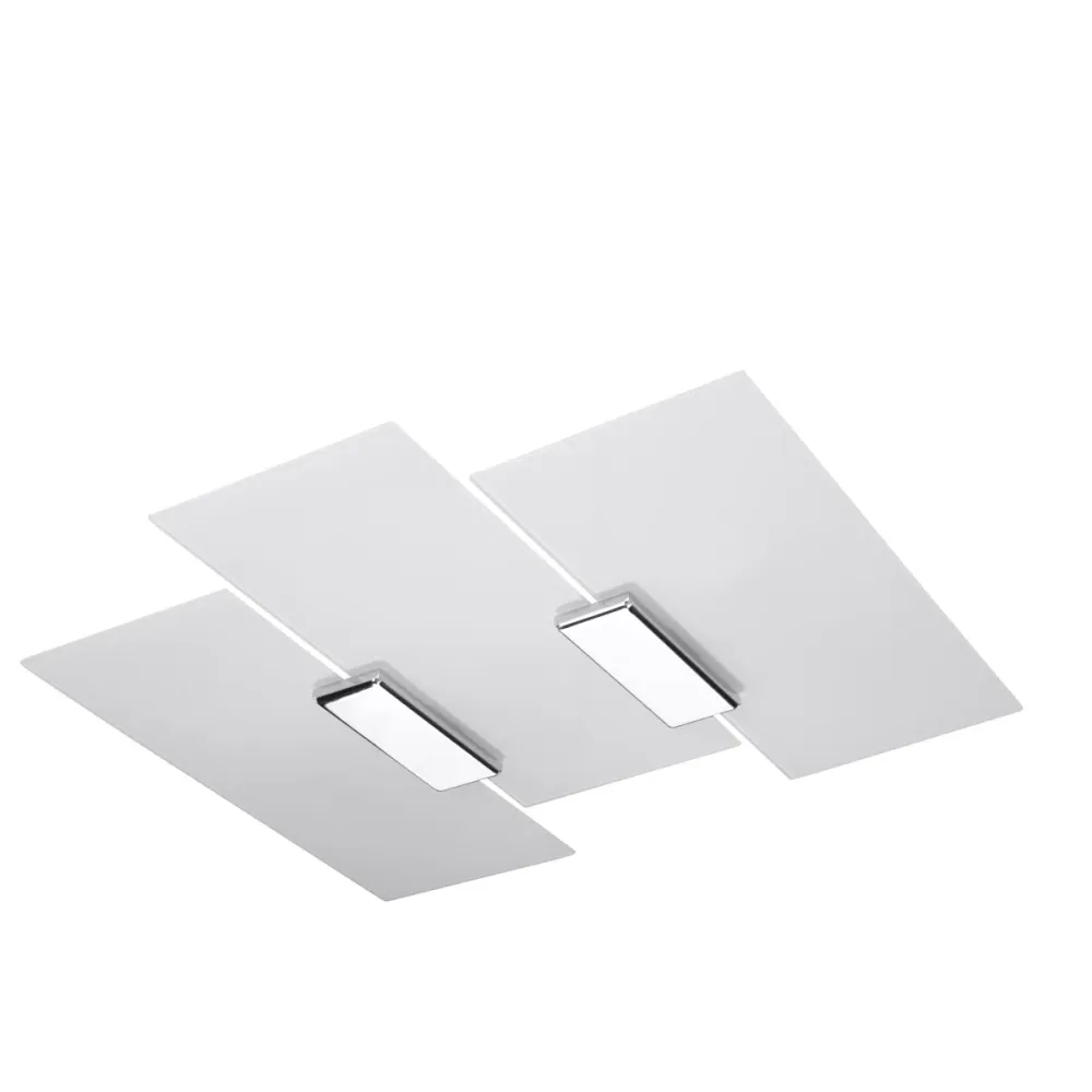Plafonnier encastré Sollux Lighting Fabiano 3L en acier E27