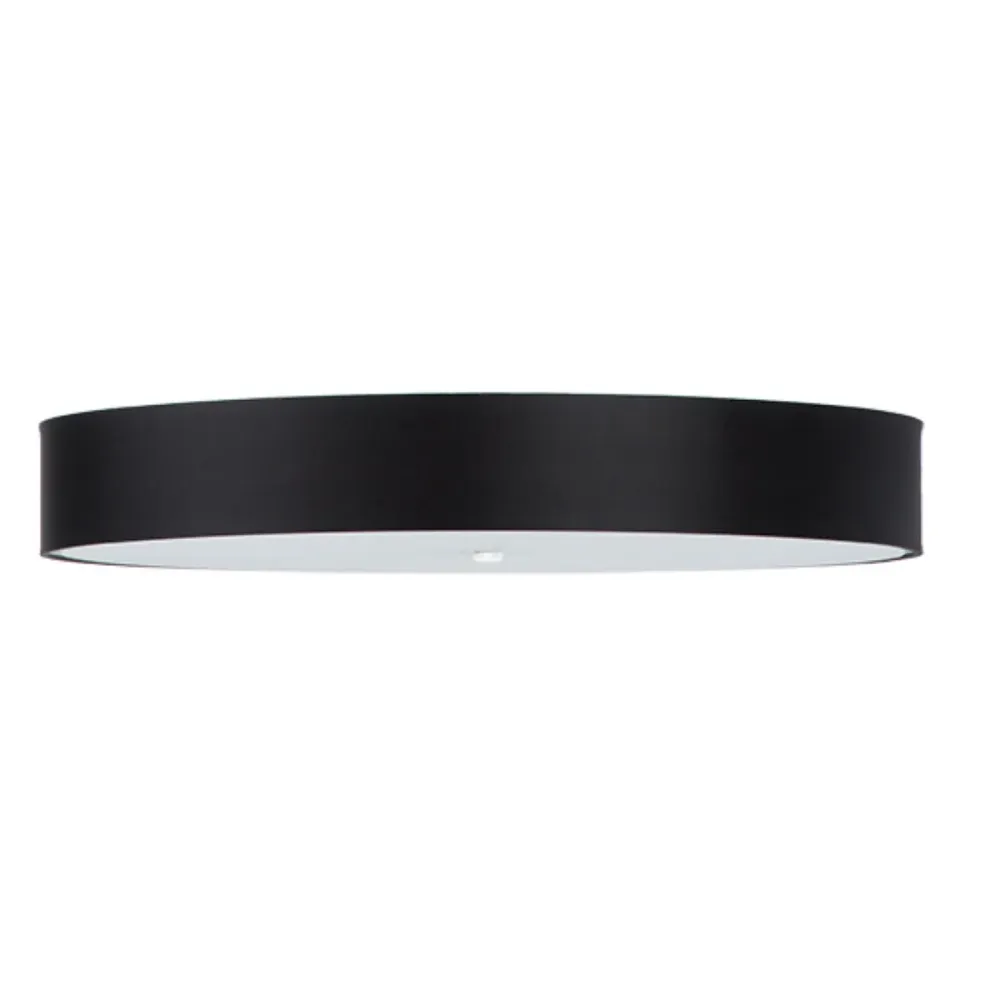 Plafonnier encastré Sollux Lighting Skala 6L E27 noir