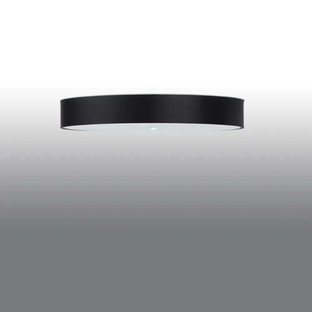 Plafonnier encastré Sollux Lighting Skala 6L E27 noir